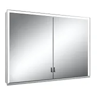 Зеркальный шкаф Keuco 14304172301 Royal Lumos, 73.5х100 см, серебристый анодированный