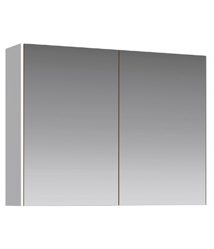 Зеркальный шкаф Aqwella MOB0408+MOB0717W Mobi подвесной 80х60 см, белый снят с производства