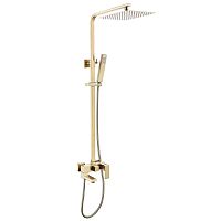 Душевая стойка ABBER Daheim AF8216G с изливом, золото матовое Душевая стойка ABBER Daheim AF8216G с изливом, золото матовое