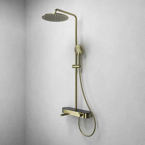 Душевая система с термостатом ABELSBERG Intensa SNS52655BG