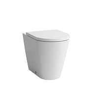 Чаша унитаза Laufen 8.2433.7.000.000.1 Kartell by Laufen напольного, 37х66 см, Rimless, белая Чаша унитаза Laufen 8.2433.7.000.000.1 Kartell by Laufen напольного, 37х66 см, Rimless, белая