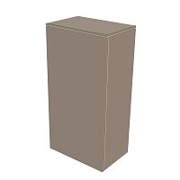 Шкаф-пенал Keuco 31725170002 Edition 400 средний 90х45 см, петли справа, трюфель/стекло матовое трюфель