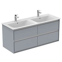 Тумба Ideal Standard E0822EQ Connect Air для раковины 120х44 см, подвесная, Glossy Light Grey + Matt White (светло-серый глянцевый + белый матовый) Тумба Ideal Standard E0822EQ Connect Air для раковины 120х44 см, подвесная, Glossy Light Grey + Matt White (светло-серый глянцевый + белый матовый)