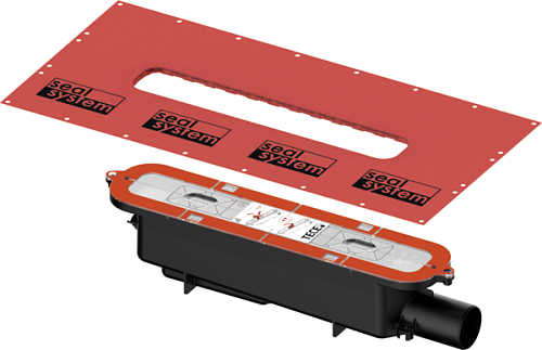 TECE 673002 TECE сифон TECEdrainprofile «стандартный» с боковым сливом DN 50