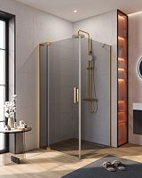 Душевой уголок Cezares Slider SLIDER-AH-1-100-100/110-GRIGIO-BORO