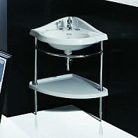 Simas AR884bi*1 Arcade Раковина  угловая 57,5x57,5 см с 1 отв. под смеситель, цвет белый