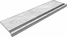 Ступень Asia Pacific Impex Glossy GTAlaskaSilver12_4 30x120 купить недорого в интернет-магазине Керамос