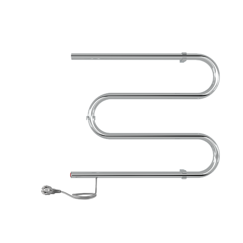 Электрический полотенцесушитель INDIGO ME50-60 М без полочки, серебристый