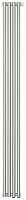 Радиатор Сунержа 00-0311-1804 Эстет-1 отопительный н/ж EU50 правый 1800х180 мм/ 4 секции, без покрытия