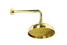 Верхний душ Boheme 411 Imperiale встроенный, 20 см, золото