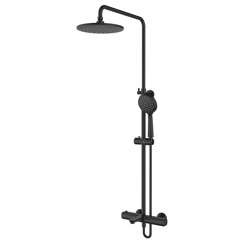 Душевая система Azario AZ-67B47EV1(PA)-1DC1J19A-ZH3394A-HB1153PA Galaxy, черный