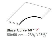 Декоративный элемент AtlasConcorde BLAZE BLAZECortenCurve60