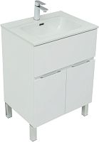 Тумба с раковиной Aquanet 00274130 Алвита New, 61х47 см, белая Тумба с раковиной Aquanet 00274130 Алвита New, 61х47 см, белая