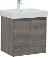 Тумба с раковиной Aquanet 00302524 Nova Lite, 61х46 см, темное дерево