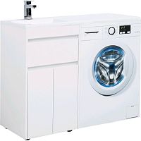 Тумба с раковиной Aquanet 00239204 Токио, 110х48 см, белая Тумба с раковиной Aquanet 00239204 Токио, 110х48 см, белая
