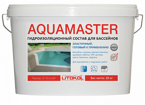 LITOKOL Эластичная гидроизоляция AQUAMASTER(20кг)