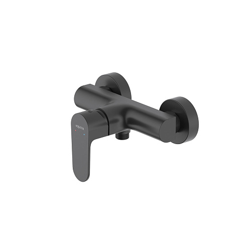 Смеситель Aquatek AQ1260MB Оберон для душа, черный матовый Смеситель Aquatek AQ1260MB Оберон для душа, черный матовый