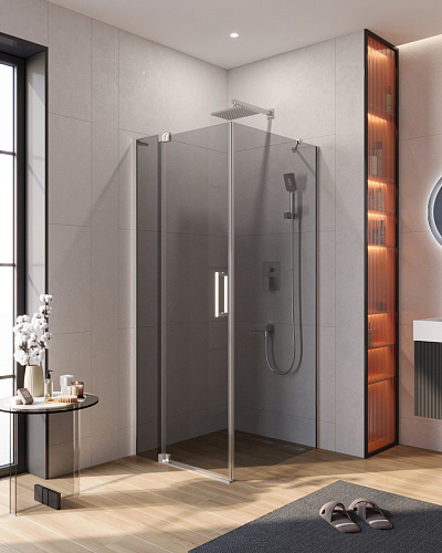 Душевой уголок CEZARES SLIDER-AH-1-90-80/90-GRIGIO-Cr Душевой уголок CEZARES SLIDER-AH-1-90-80/90-GRIGIO-Cr