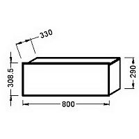 Тумба подвесная Jacob Delafon Formilia EB1007-G1C Тумба подвесная Jacob Delafon Formilia EB1007-G1C