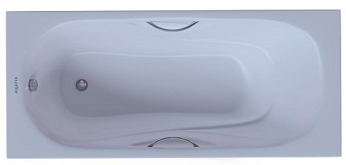 Чугунная ванна Aquatek AQ8050FH-00 Гамма 150х75 см, белая