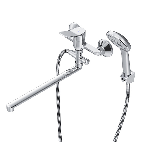 Смеситель для ванны и душа настенный AM.PM X-Joy F85A90100 купить недорого в интернет-магазине Керамос