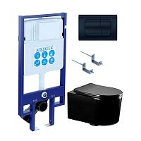 Инсталляция с подвесным унитазом Aquatek Мия SET AQUATEK МИЯ-MB-049 4в1