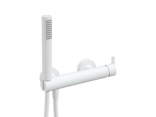 Смеситель Deante BQS_A41M Silia для душа с душевым гарнитуром, Bianco (белый матовый) Смеситель Deante BQS_A41M Silia для душа с душевым гарнитуром, Bianco (белый матовый)