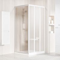 Душевая стенка Ravak 94040102ZG APSS-80 неподвижная Supernova, белый + грейп