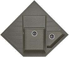 Мойка для кухни Florentina 20.375.J0900.102 Бомбей 90х90 см, с крылом, черная