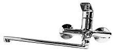 Смеситель Aquanika AQB1736CR Basic для ванны с душем, хром