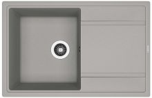 Мойка для кухни Florentina 20.270.C0780.305 Липси 78х51 см, с крылом, серая Мойка для кухни Florentina 20.270.C0780.305 Липси 78х51 см, с крылом, серая