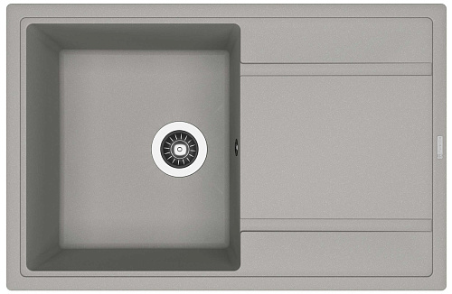 Мойка для кухни Florentina 20.270.C0780.305 Липси 78х51 см, с крылом, серая снят с производства