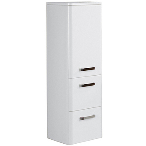 Полуколонна Акватон 1A123903VAG3R Валенсия 34х107 см, правый, белый жемчуг/хром глянец снят с производства