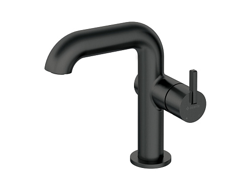 Смеситель Deante BQS_N24M Silia для раковины U-образный излив, Nero (черный)