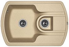 Мойка для кухни Florentina 20.200.D0760.104 Нире 76х51 см, с крылом, бежевая