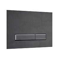 Смывная клавиша KKPol 350/PPK/412-00-03 Vitrum Grande V1 для инсталляции, Quartz, Pietra Antracite
