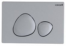 Панель смыва Creavit GP7002.00 Spa для унитаза, накладная, серый матовый