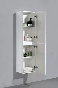 Шкаф подвесной BelBagno ANCONA-N-1500-2A-SC-TL-R с двумя распашными дверцами с доводчиками, с двумя полками правосторонний TortoraLucido, 400x300x1500 мм