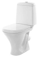 Унитаз-компакт Sanita WC.CC/Attica/2-T/WHT.G/S1 Attica Комфорт напольный 35х61 см, с сиденьем, белый S1