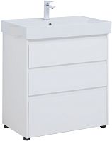 Тумба с раковиной Aquanet 00307075 Nova Lite, 76х46 см, белая