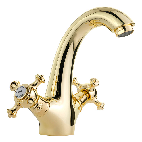 Смеситель Migliore 31601 Prestige для раковины, Click-clack, золото Смеситель Migliore 31601 Prestige для раковины, Click-clack, золото