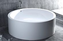 Ванна отдельностоящая Salini 101111M Isola круглая, 200х200 см, материал S-Sense - матовая