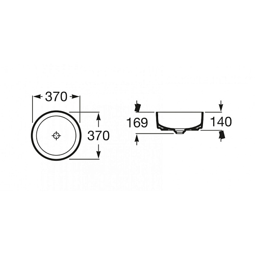 Раковина Roca INSPIRA A327523000