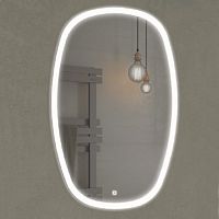 Зеркало Comforty 00-00001263 Космея с подсветкой 50х80 см, хром