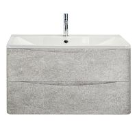 База BelBagno ACQUA-900-2C-SO-CVG под раковину 90х45 см, подвесная, Cemento Verona Grigio (серый цемент)