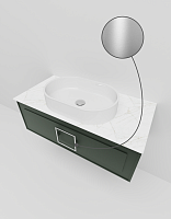 Тумба с раковиной La Fenice Cubo NFNC-01-CUB-G-100-1-M-GG