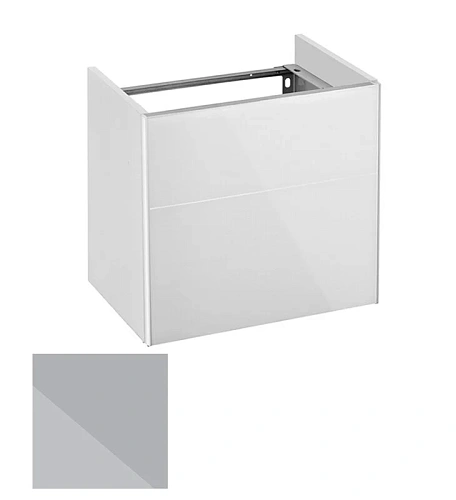 Тумба Keuco 34090130001 Royal Reflex под умывальник 50х35 см, петли слева, титан/титан купить недорого в интернет-магазине Керамос