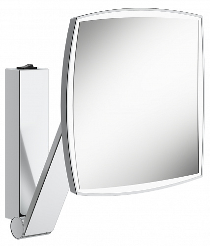 Косметическое зеркало Keuco 17613019004 iLook_move с подсветкой, 20 см, хром купить недорого в интернет-магазине Керамос