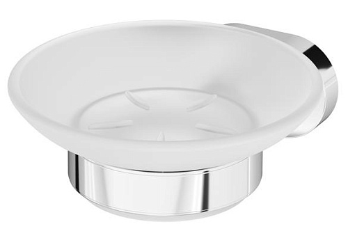 Стеклянная мыльница AM.PM A7434200 Sense L, с настенным держателем, хром купить недорого в интернет-магазине Керамос