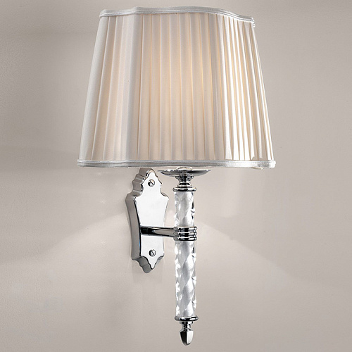 Devon&Devon DEMOONCR Moonlight Светильник настенный с абажуром, хром купить недорого в интернет-магазине Керамос